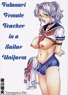Futanari Female Teacher in a Sailor Uniform