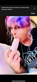 gifs auto chupar transexual y chica cum in mouth látex sissy trío  