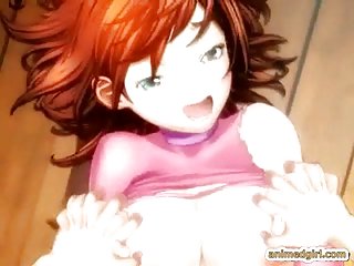 Shemale 3d hentai drills titty girl from behind